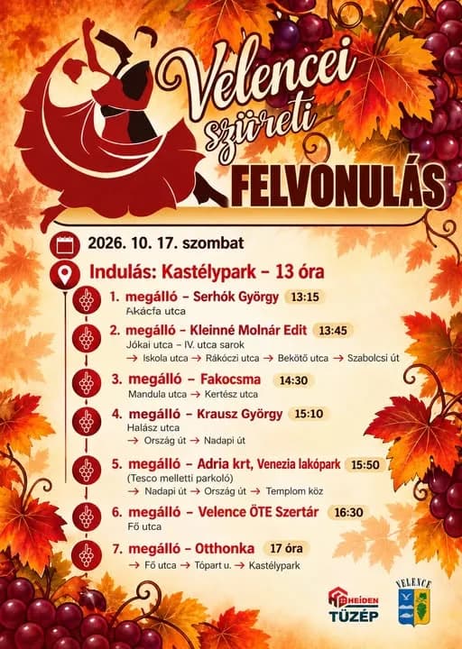 Velencei  Szüreti FELVONULÁS
