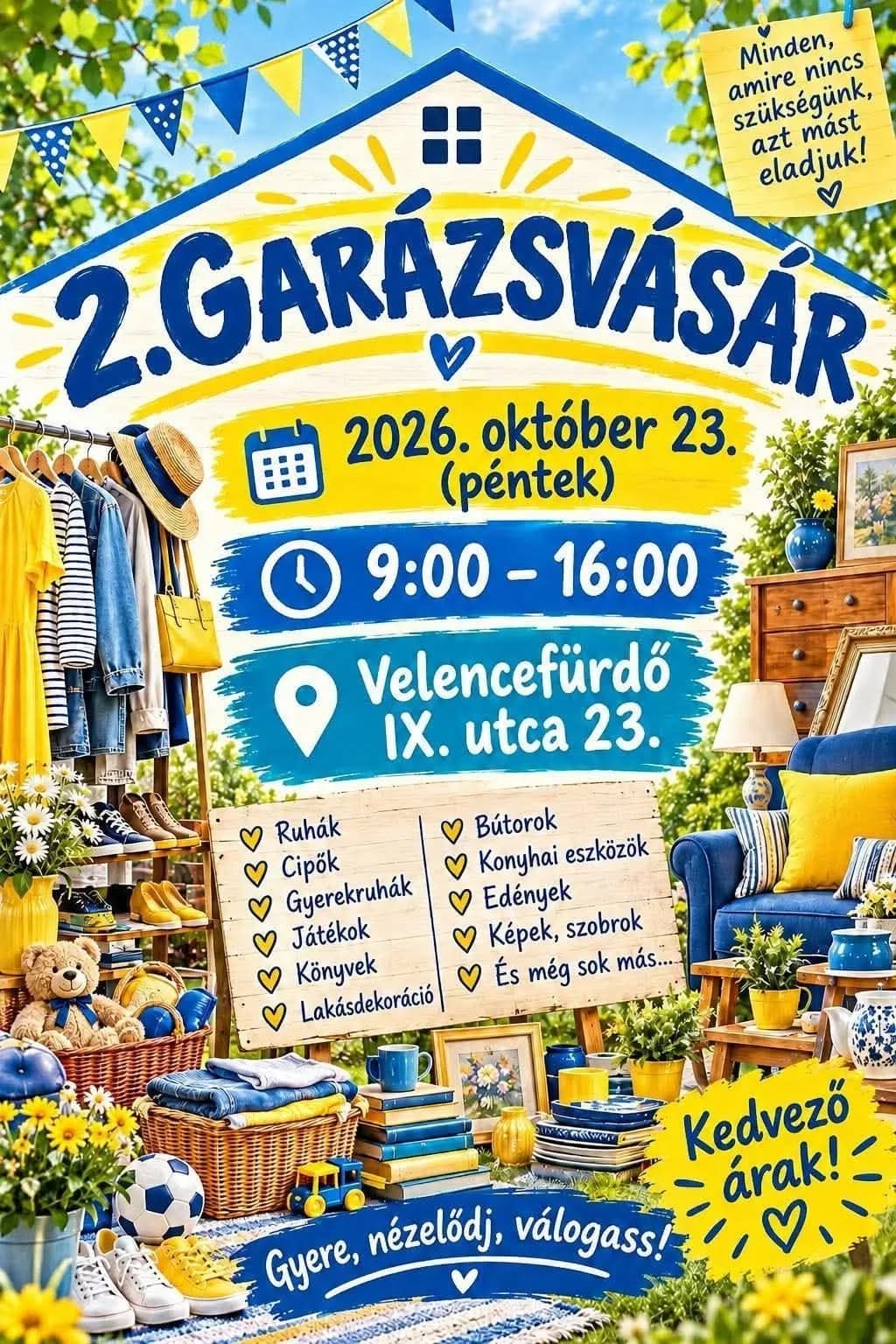 2. Garázsvásár