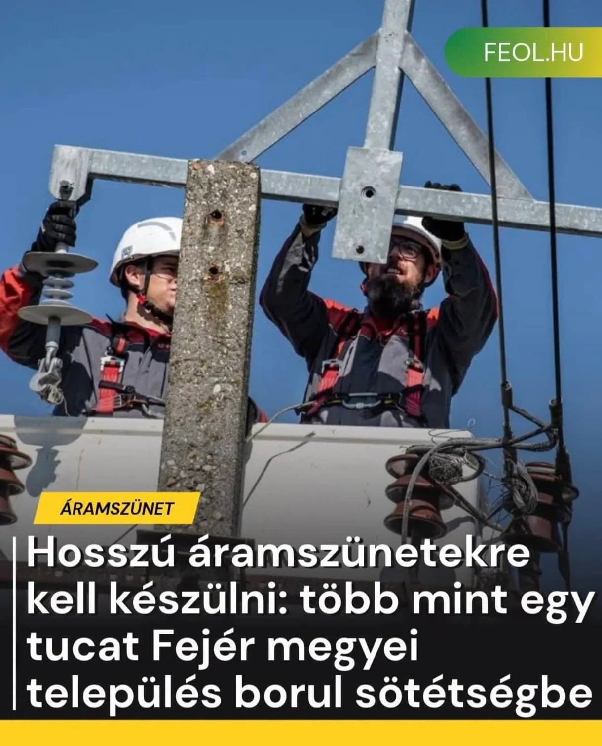 Áramszünet és E.ON kimaradás várható