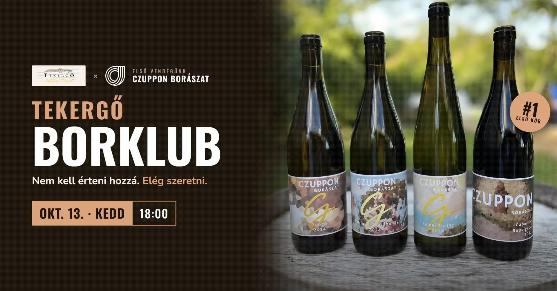 Tekergő Borklub – Czuppon Borászat