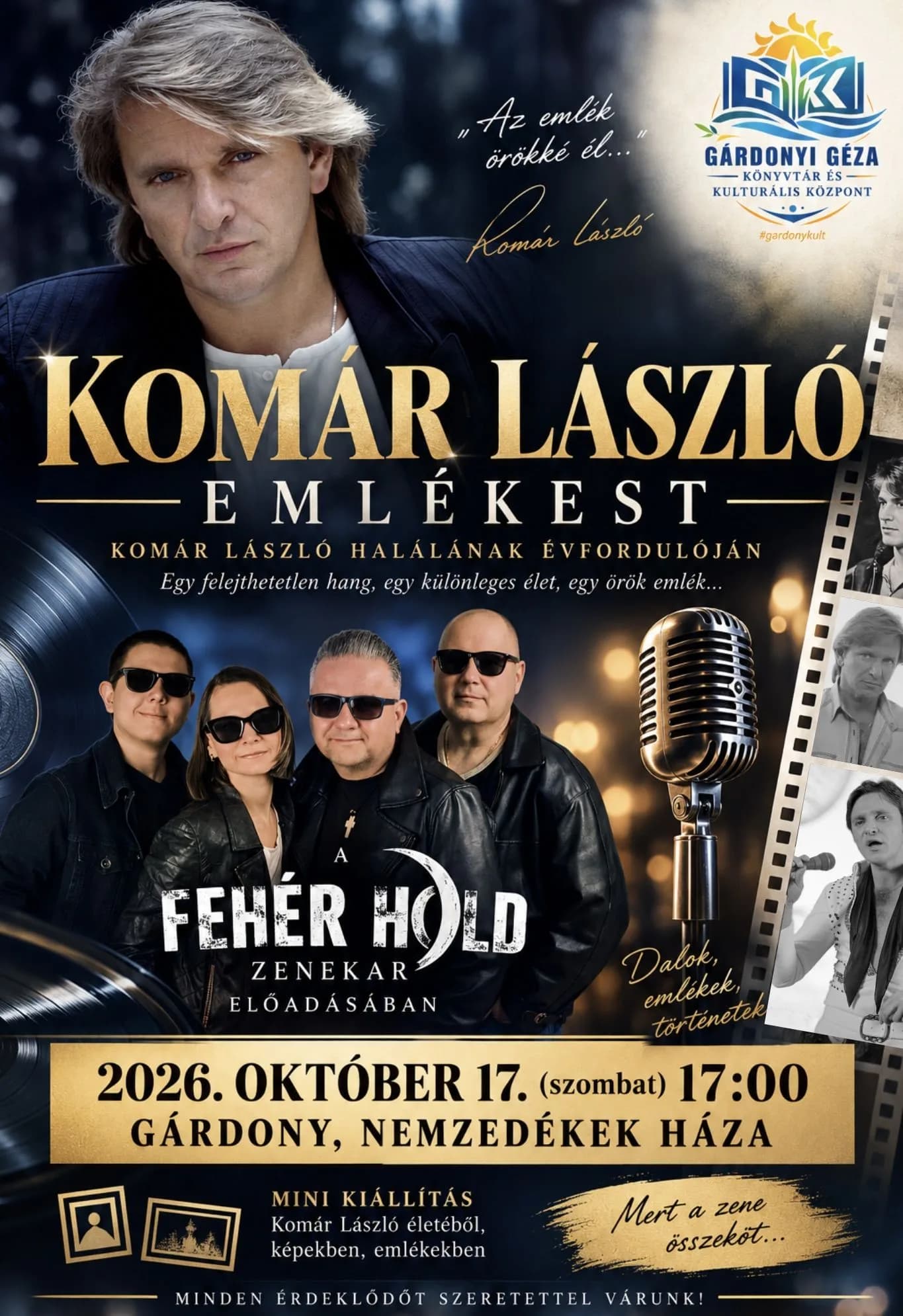 KOMAR LÁSZLÓ EMLÉKEST