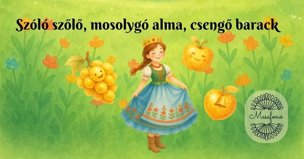 Mesefonó - Szóló szőlő, mosolygó alma, csengő barack