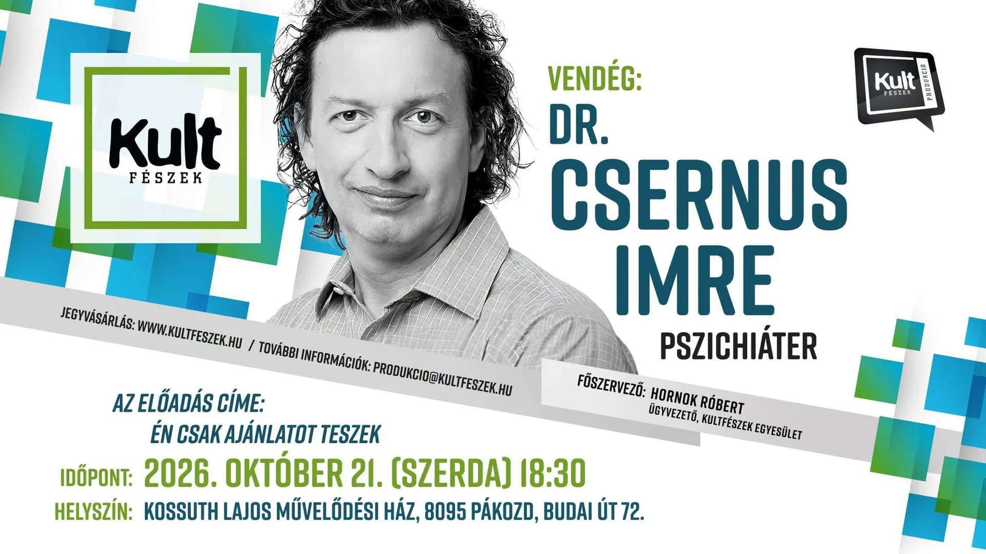 Dr. Csernus Imre Pákozdon – Én csak ajánlatot teszek