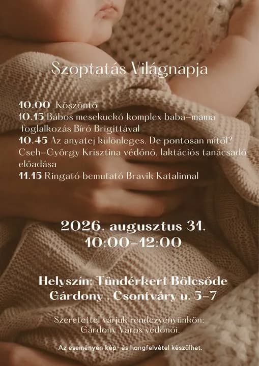 Szoptatás Világnapja