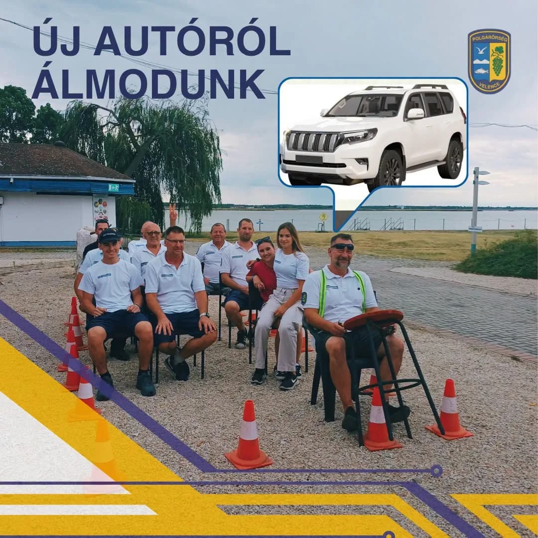 Új szolgálati autóra gyűjt a Velencei Polgárőrség