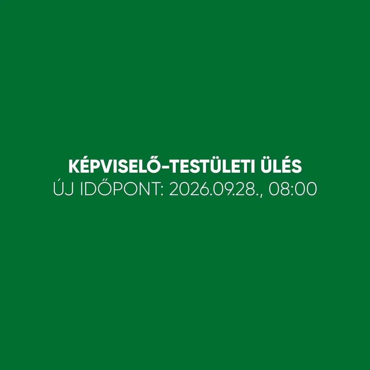 Hétfőn pótolja az elmaradt képviselő-testületi ülést Nadap önkormányzata