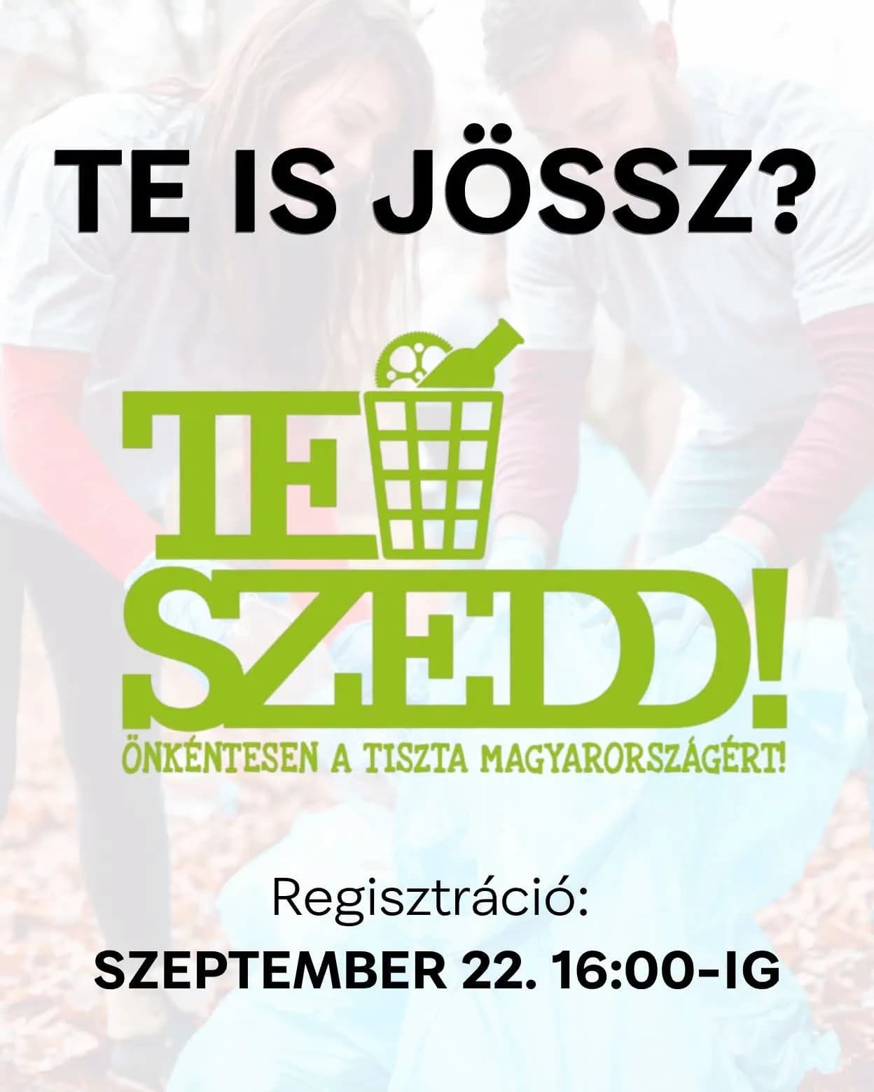 Már lehet regisztrálni a TeSzedd! önkéntes szemétszedési akcióra