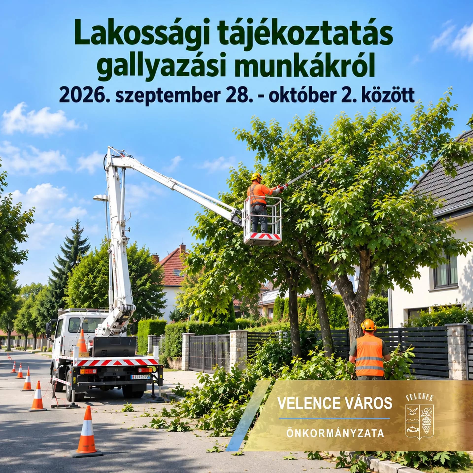Lakossági tájékoztatás gallyazási munkákról
