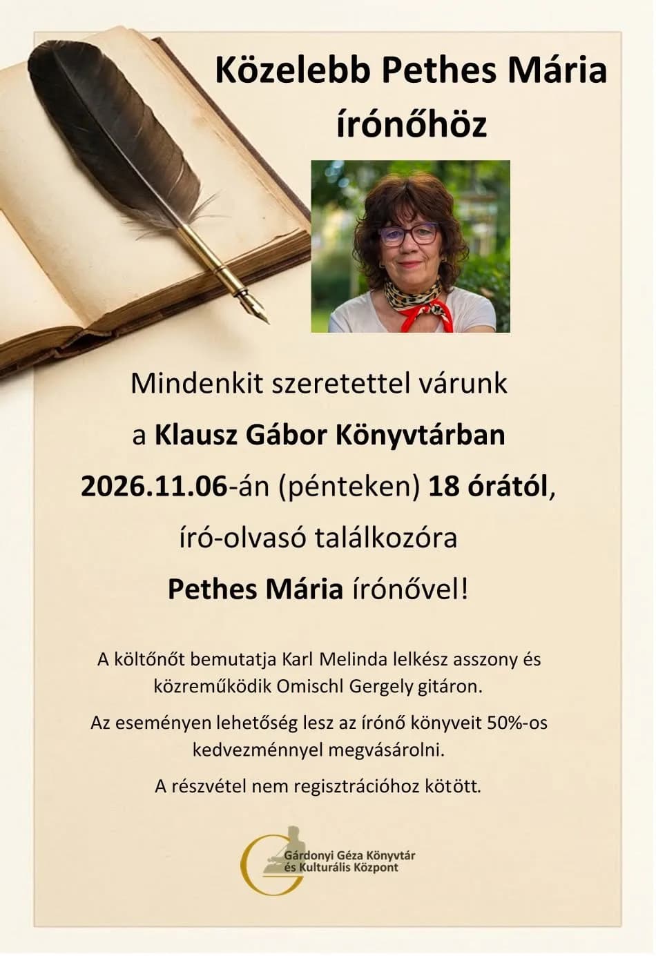 Közelebb Pethes Mária írónőhöz