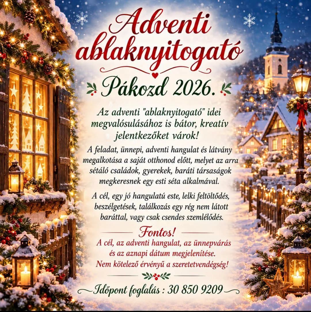Közkívánatra 2026-ban is ablaknyitogató