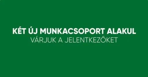 Két új munkacsoport alakul Nadapon – várjuk a jelentkezőket!